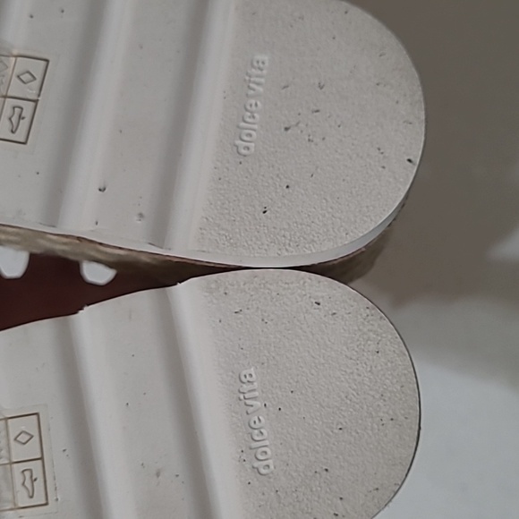 Dolce Vita snakeskin & suede platform espadrilles sandals size 8.5 - Picture 8 of 12